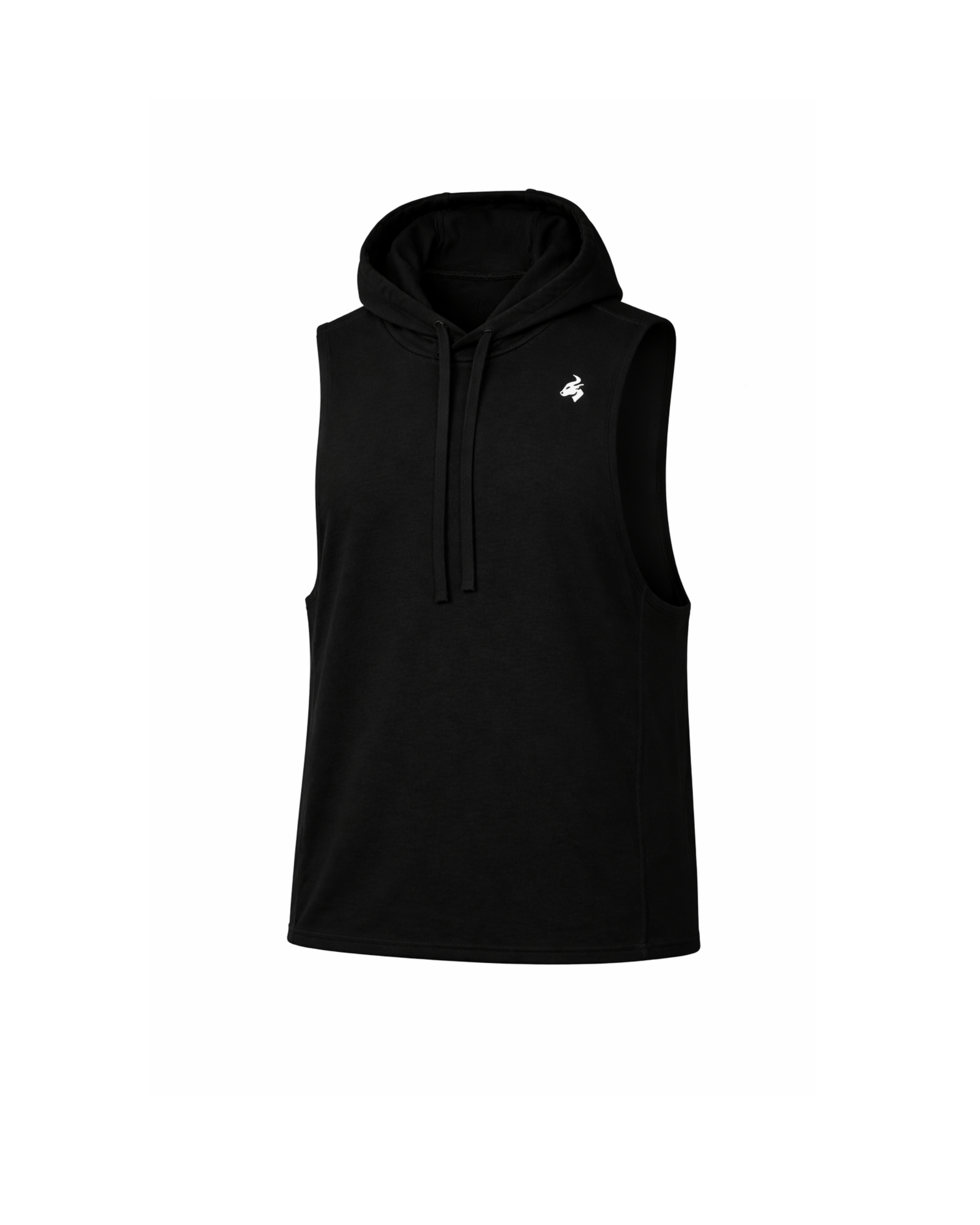 Black Titan Sleeveless Hoodie